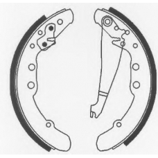 BS883 QUINTON HAZELL Комплект тормозных колодок