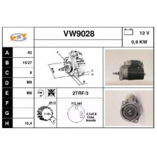 VW9028 SNRA Стартер