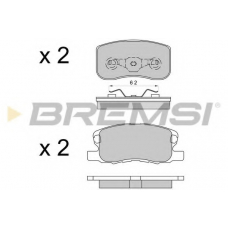 BP3578 BREMSI Комплект тормозных колодок, дисковый тормоз