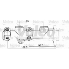 350628 VALEO Главный тормозной цилиндр