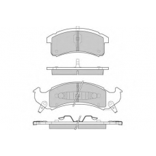 12-0789 E.T.F. Комплект тормозных колодок, дисковый тормоз