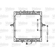 732554 VALEO Радиатор, охлаждение двигателя