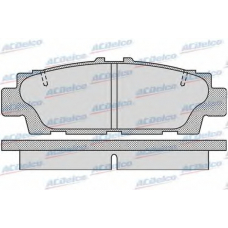 AC058943D AC Delco Комплект тормозных колодок, дисковый тормоз