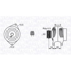 063532617010 MAGNETI MARELLI Генератор