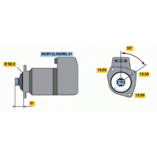 0 001 417 076 BOSCH Стартер