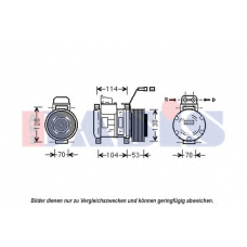 852593N AKS DASIS Компрессор, кондиционер