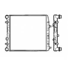 58337 NRF Радиатор, охлаждение двигателя