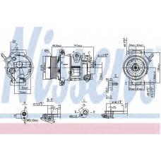 890030 NISSENS Компрессор, кондиционер