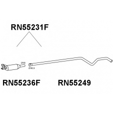 RN55231F VENEPORTE Сажевый / частичный фильтр, система выхлопа ОГ