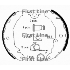 FBS236 FIRST LINE Комплект тормозных колодок