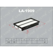 LA1909 LYNX Фильтр воздушный