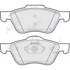 PAD1191 APEC Комплект тормозных колодок, дисковый тормоз