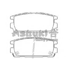 1083-1150J ASHUKI Комплект тормозных колодок, дисковый тормоз