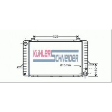 1800361 KUHLER SCHNEIDER Радиатор, охлаждение двигател