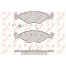 626.0017 VILLAR Комплект тормозных колодок, дисковый тормоз