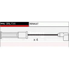 DRL734 DELCO REMY Комплект проводов зажигания