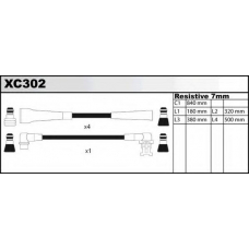 XC302 QUINTON HAZELL Комплект проводов зажигания