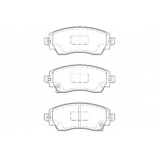 DBP371391 DURON Комплект тормозных колодок, дисковый тормоз