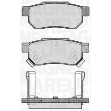 363916060457 MAGNETI MARELLI Комплект тормозных колодок, дисковый тормоз