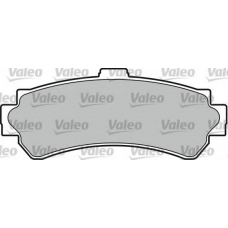 598449 VALEO Комплект тормозных колодок, дисковый тормоз