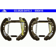 03.0520-0415.3 ATE Комплект тормозных колодок