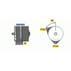 0 120 489 356 BOSCH Генератор