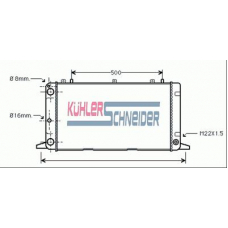 5006401 KUHLER SCHNEIDER Радиатор, охлаждение двигател