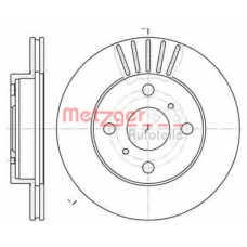 6618.10 METZGER Тормозной диск