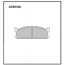 ADB0306 Allied Nippon Тормозные колодки