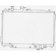 0100763 BEHR Radiator