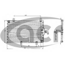 300129 ACR Конденсатор, кондиционер