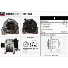 DRB0960 DELCO REMY Генератор