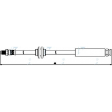 HOS3853 APEC Тормозной шланг