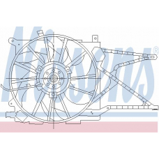 85174 NISSENS Вентилятор, охлаждение двигателя