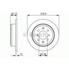 0 986 479 860 BOSCH Тормозной диск