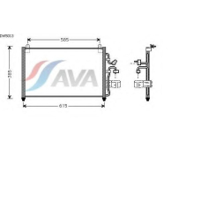 DW5013 AVA Конденсатор, кондиционер