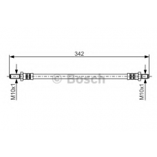 1 987 481 348 BOSCH Тормозной шланг