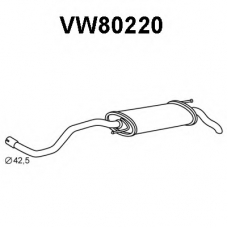 VW80220 VENEPORTE Глушитель выхлопных газов конечный