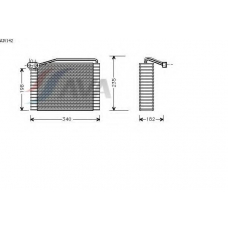 AIV142 AVA Испаритель, кондиционер