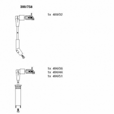 300/758 BREMI Комплект проводов зажигания