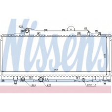 63323 NISSENS Радиатор, охлаждение двигателя