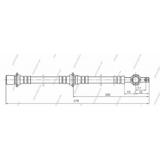 T370A75 NPS Тормозной шланг