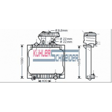 3719101 KUHLER SCHNEIDER Радиатор, охлаждение двигател
