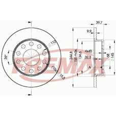 BD-3637 FREMAX Тормозной диск