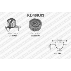 KD469.03 SNR Комплект ремня грм