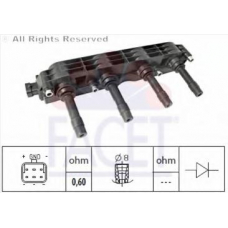 9.6299 FACET Катушка зажигания
