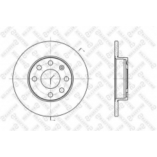 6020-3605-SX STELLOX Тормозной диск