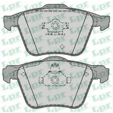 05P1237 LPR Комплект тормозных колодок, дисковый тормоз