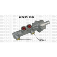 05-0538 METELLI Главный тормозной цилиндр