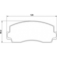 363710200835 MAGNETI MARELLI Комплект тормозных колодок, дисковый тормоз